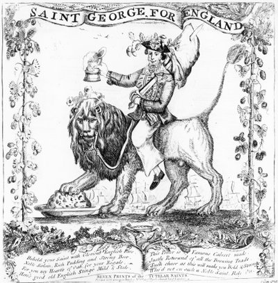 San Jorge por Inglaterra, 1781 de English School